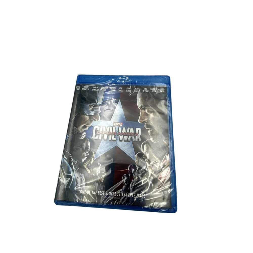 Captain America Civil War Blu-ray Marvel Avengers Movie 2016 PG-13 Action SciFi